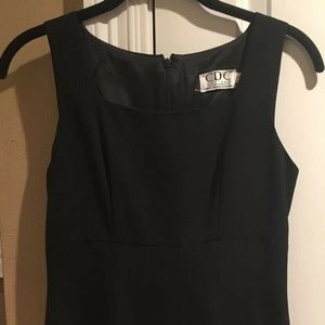 CDC Black Crepe Sleeveless Dress - Size 2P